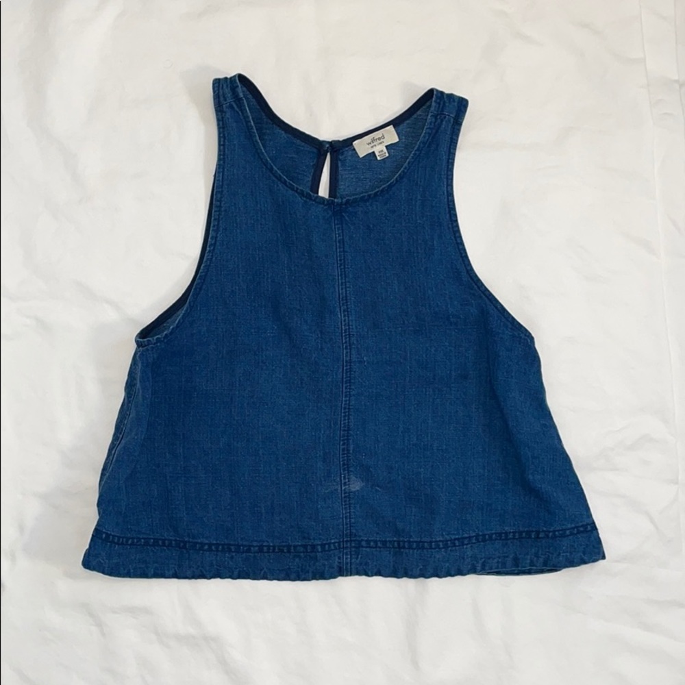 Denim top